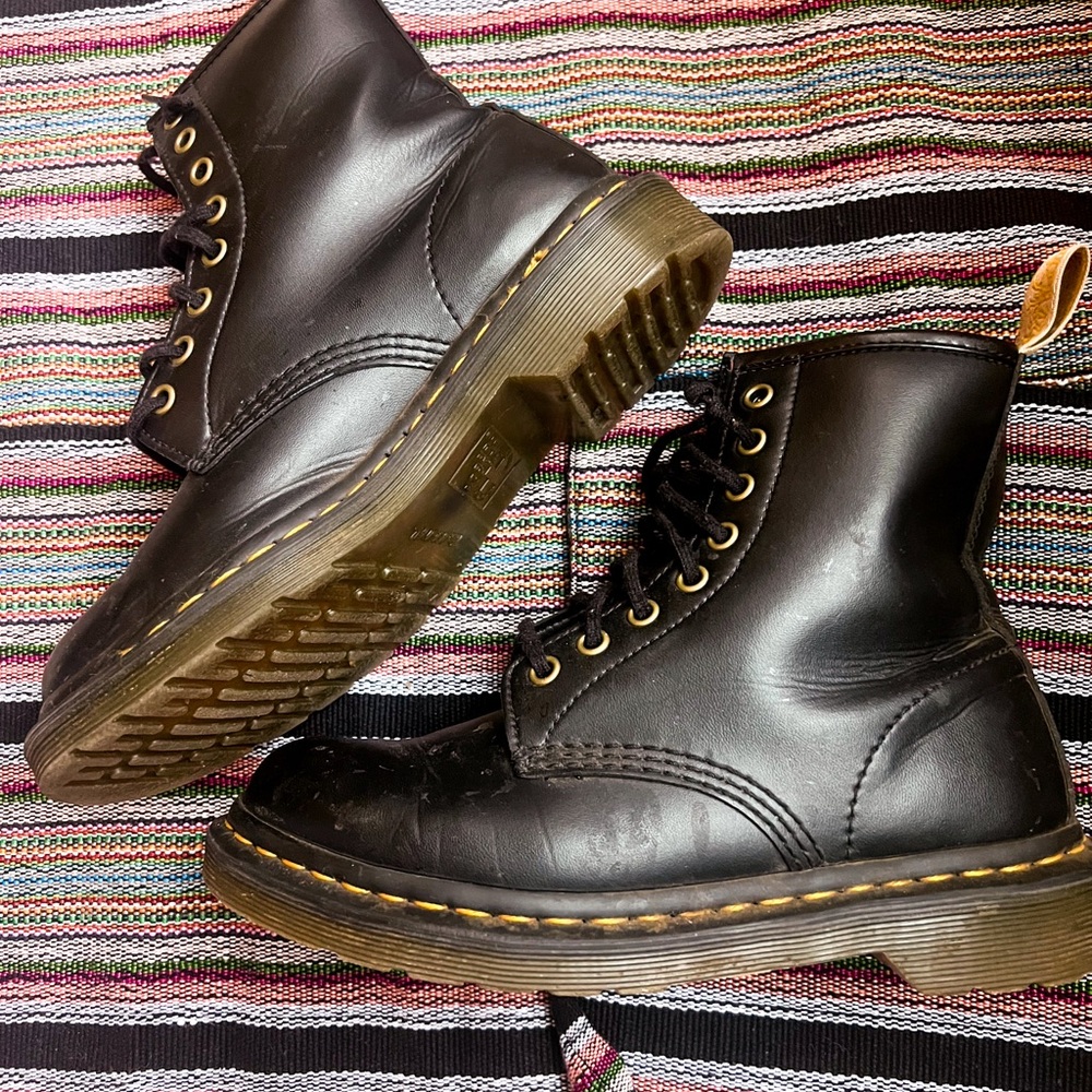 Dr. Martens Black Combat Boots